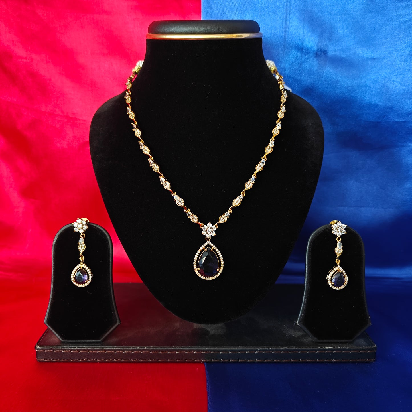 Beautiful Mini Haaram Mini Haaram In Purple Stone