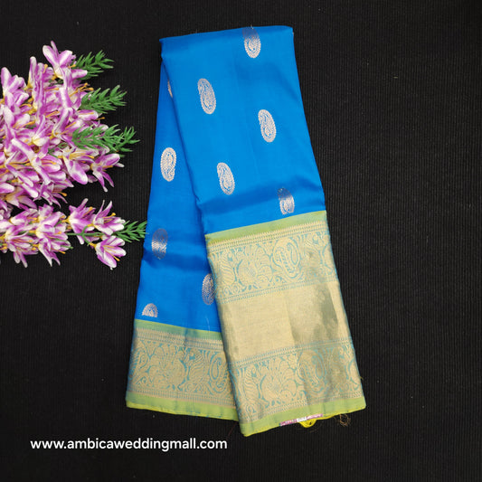 Kanchi Pattu Handloom Butta Light Weight Saree