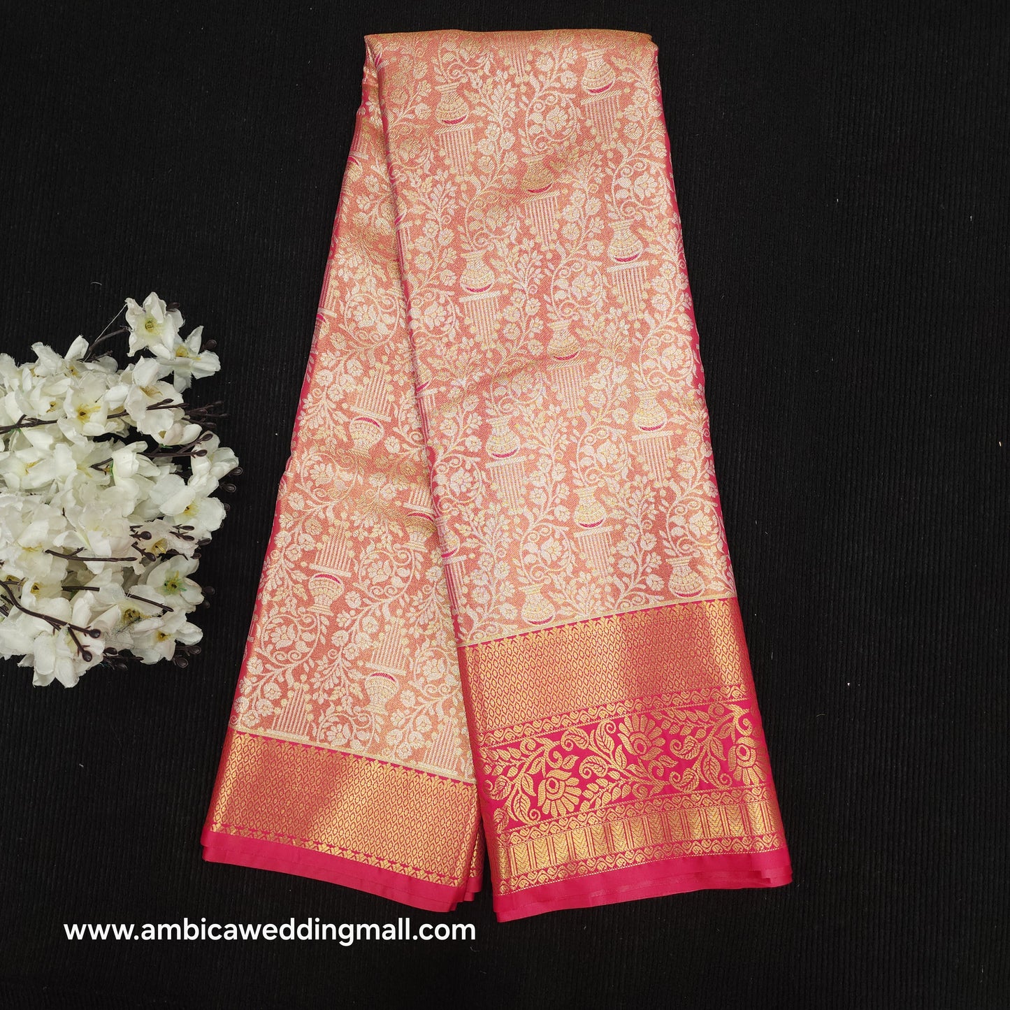 ✨️Kanchi pattu semi one gram gold saree✨️