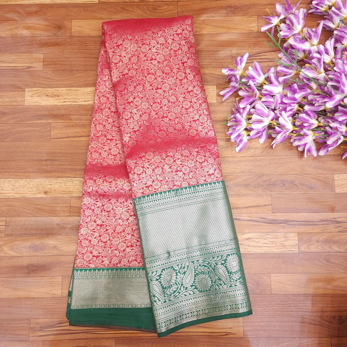 Semi Resham Kanchi Pattu Saree
