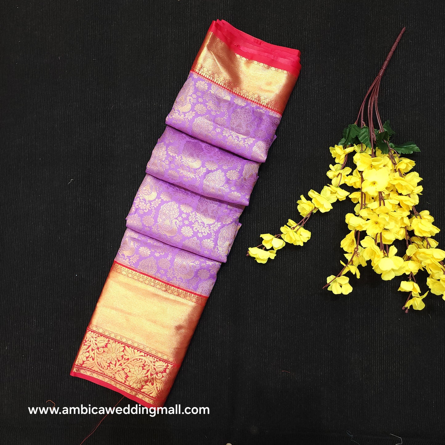 Special Lavender Semi Kanchi Pattu Saree