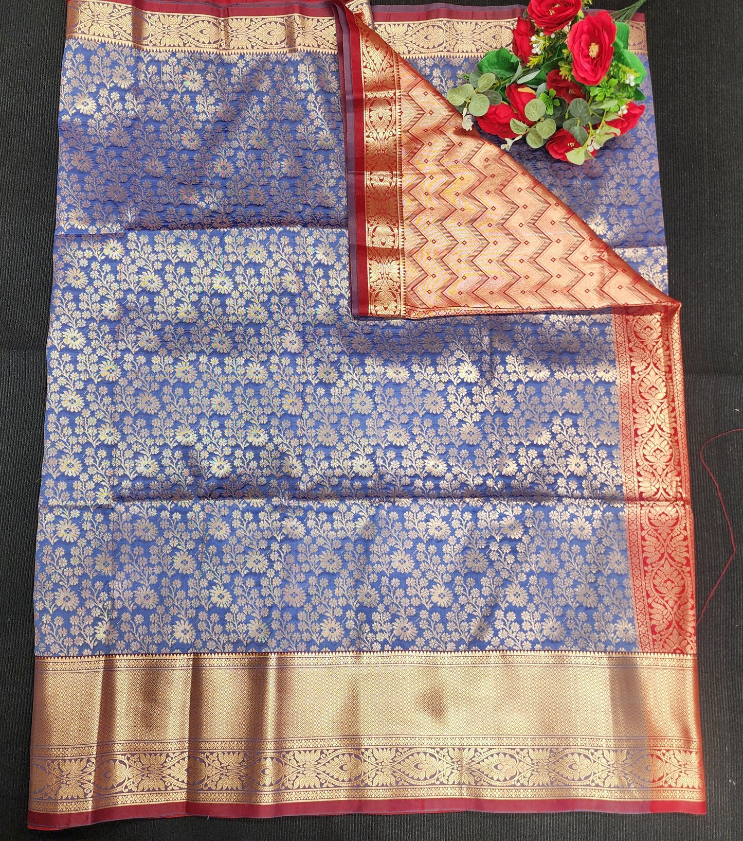 Banaras Semi Kanchi Pattu Brocade Sarees💫🎀