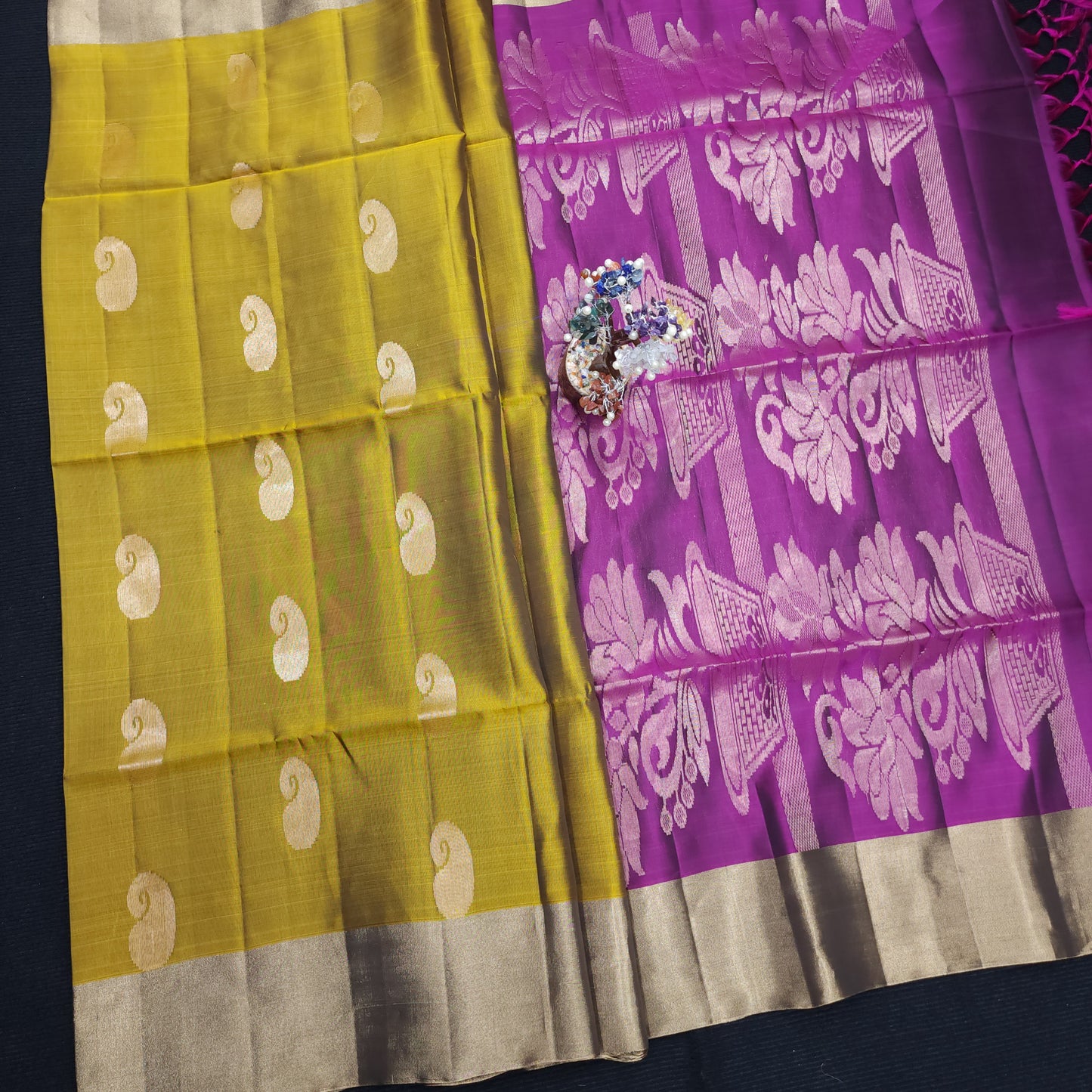 Kanchi Pattu Handloom Butta Saree
