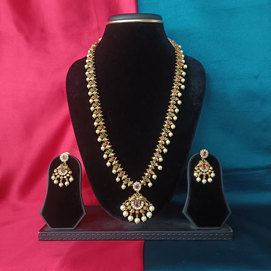 Beautiful Nakshi Long Necklace