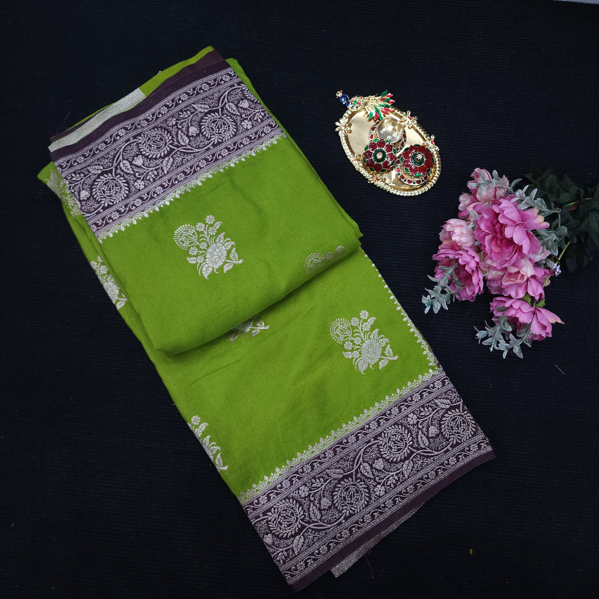 Banaras Georgette saree