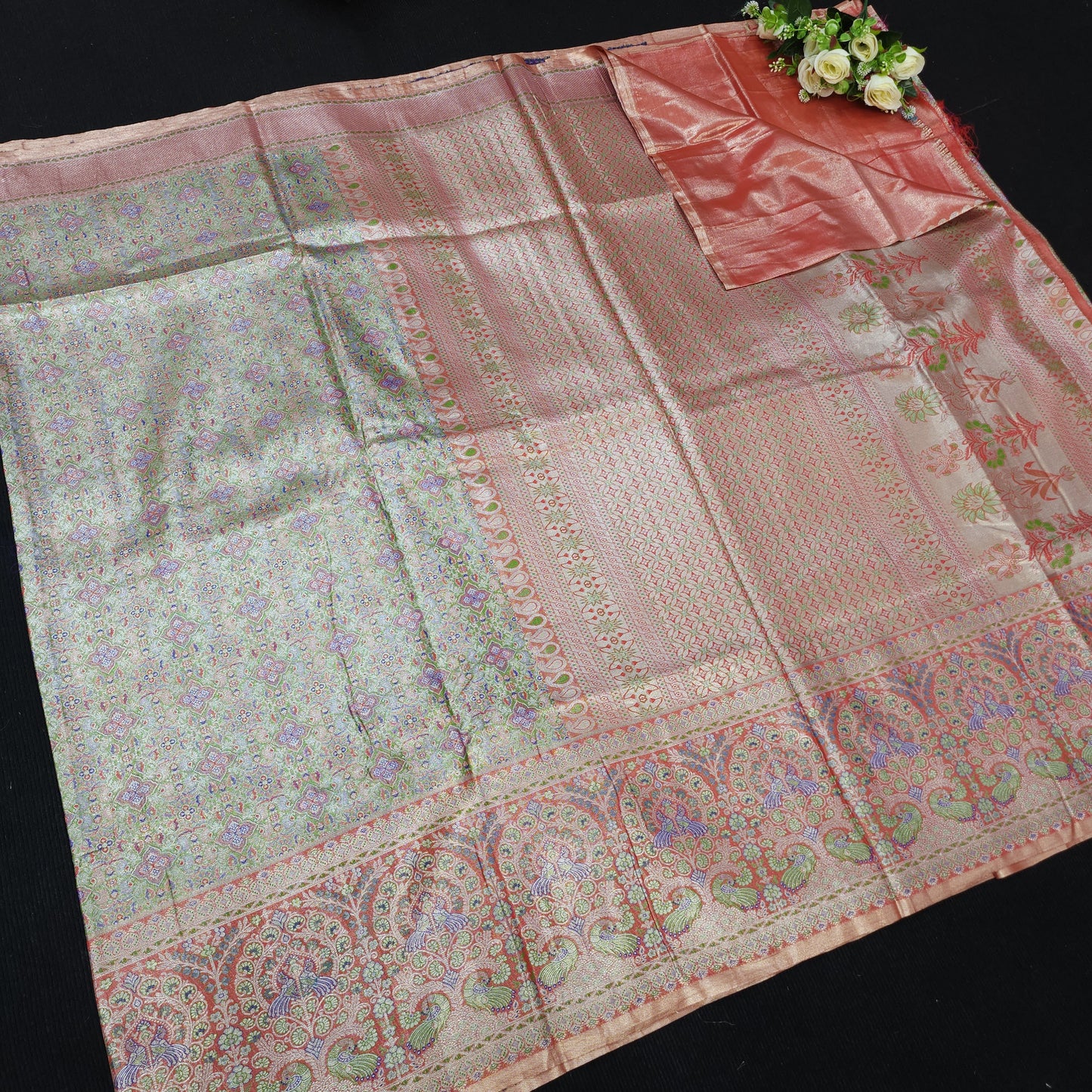 Meenakari Kanchi Pattu Sarees 😍✨️