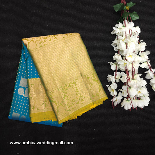 Kanchi Pattu Handloom Butta Light Weight Saree