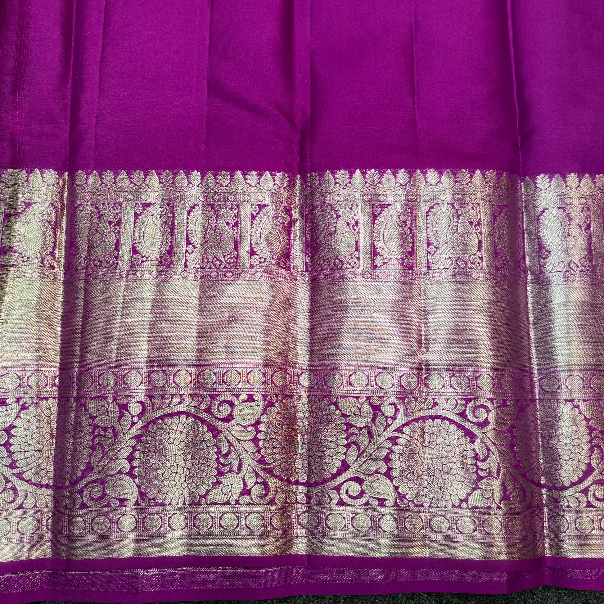 Pure Resham Bridal Kanchi Pattu Handloom Saree - Ambica Wedding Mall