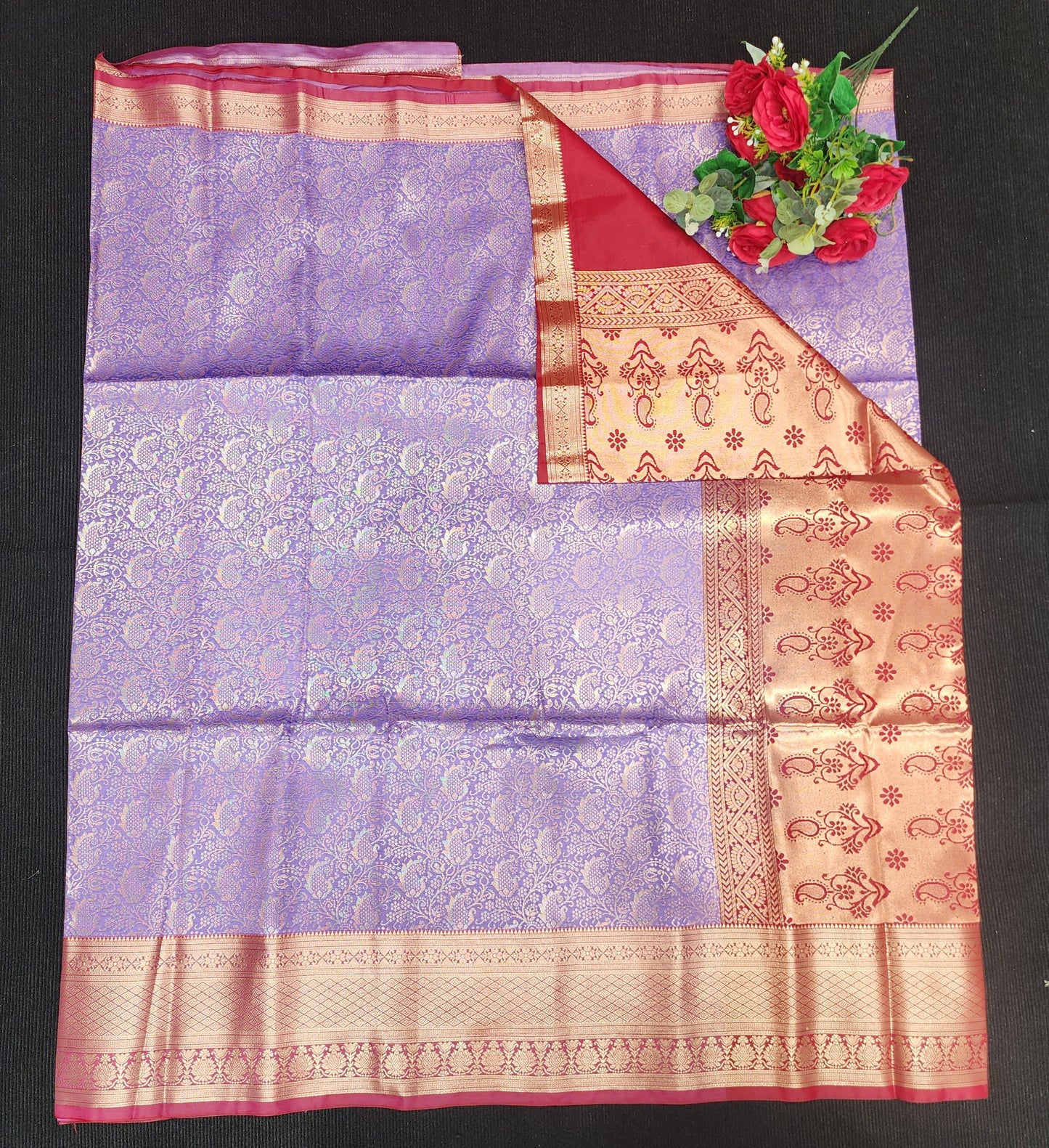 Banaras Semi Kanchi Pattu Brocade Sarees💫🎀