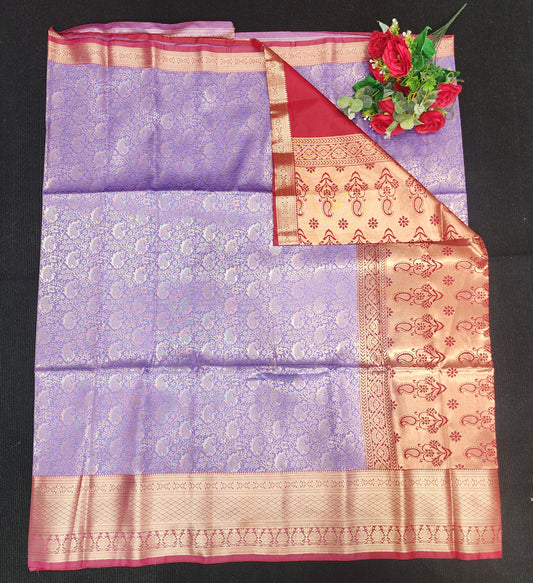 Banaras Semi Kanchi Pattu Brocade Sarees💫🎀