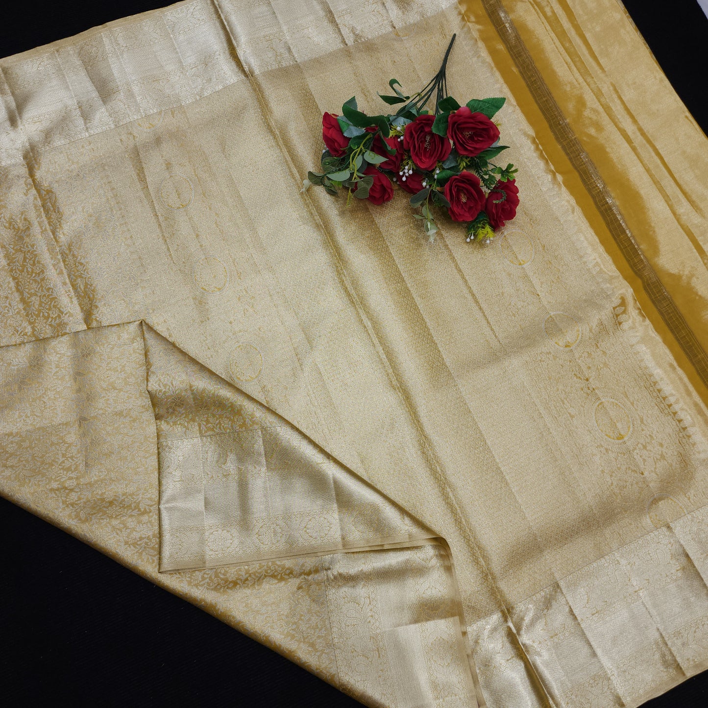 Pure Handloom Kanchi Pattu Bridal Saree