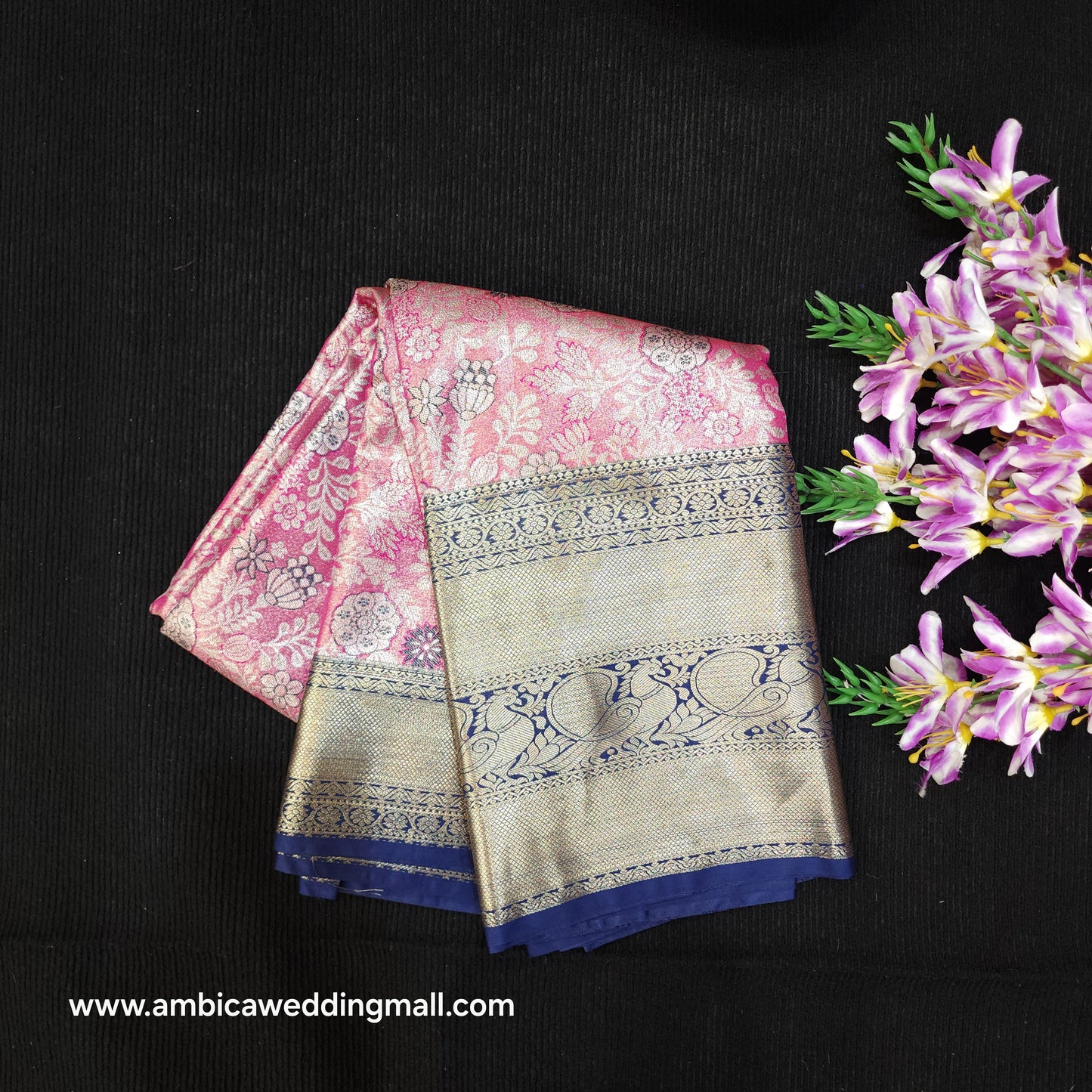 Semi Kanchi Pattu Tissue Sarees