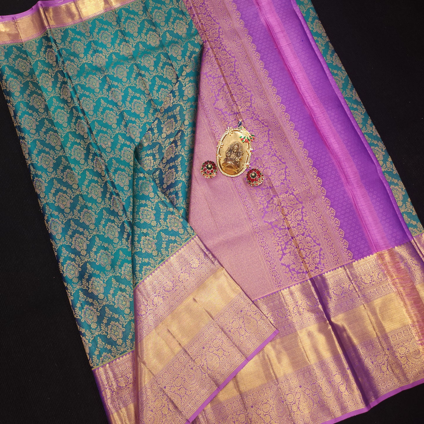 Pure Resham Bridal Kanchi Pattu Handloom Saree