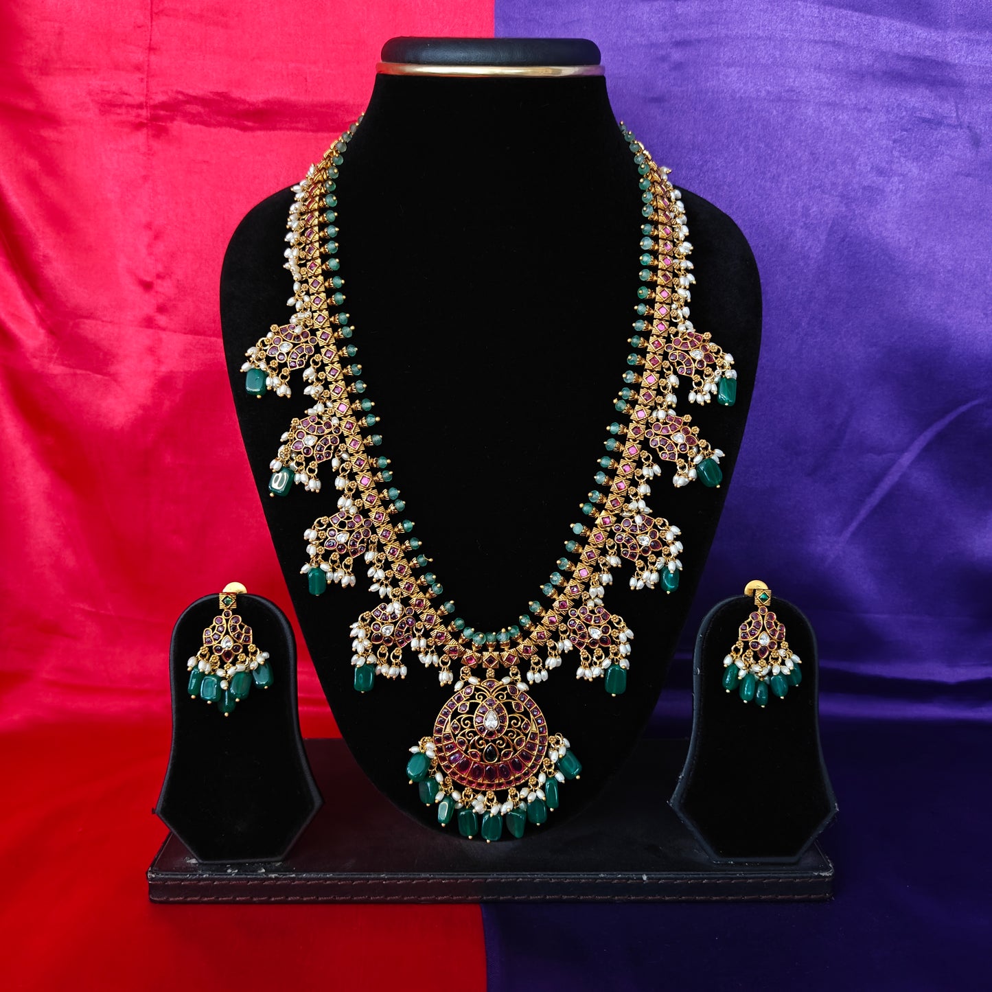 Beautiful Jadau Kundan Long Necklace