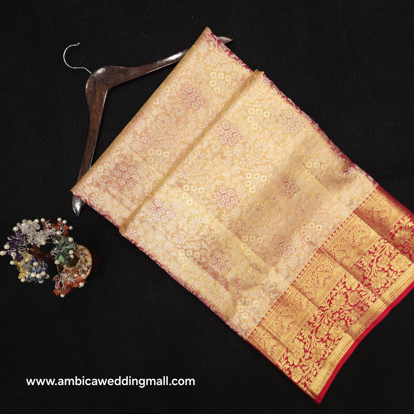 Pure Handloom Kanchi Pattu Bridal Saree