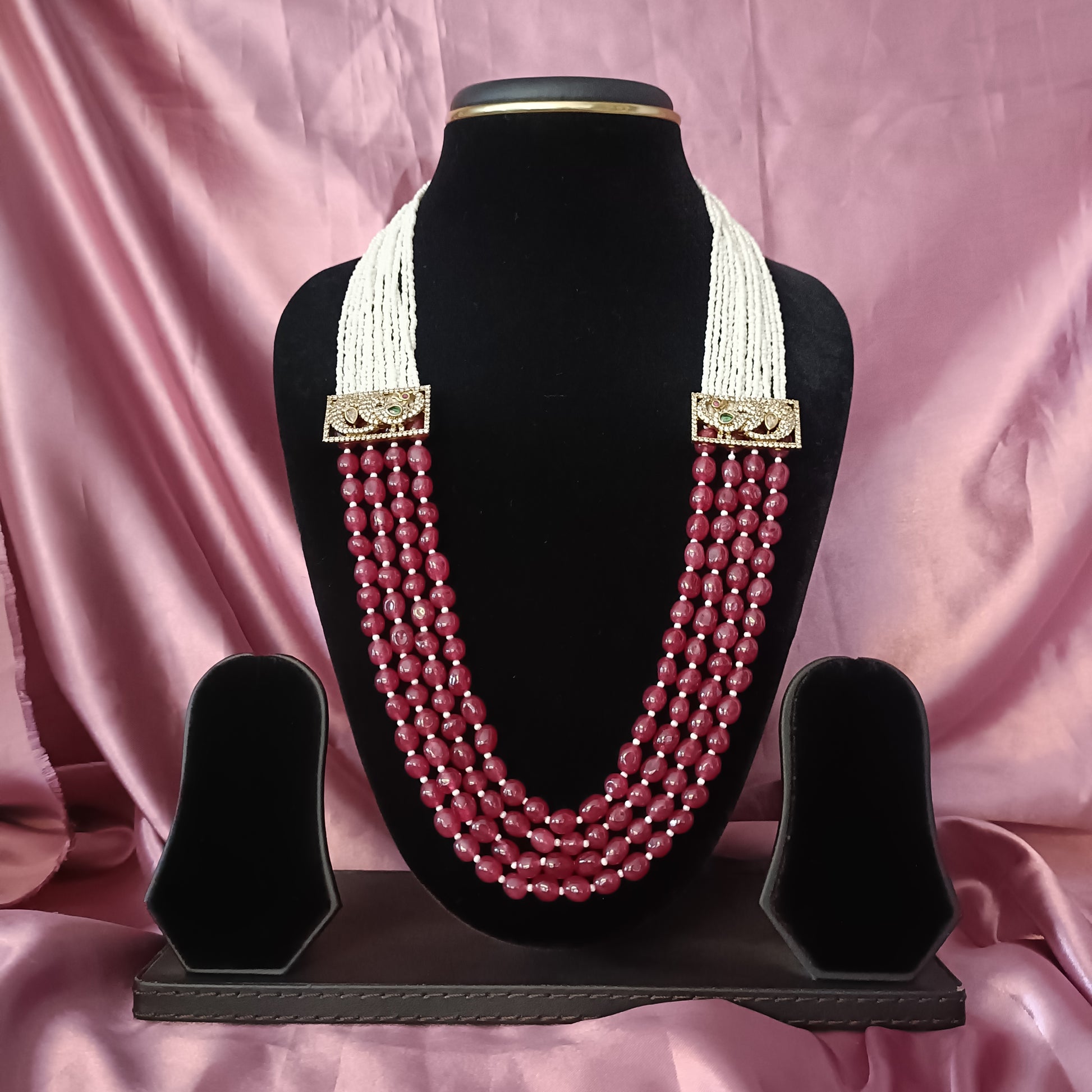 Beautiful Layers Beads Mala - Ambica Wedding Mall