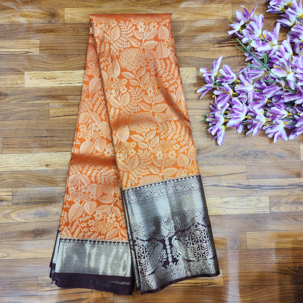 Semi Resham Kanchi Pattu Saree