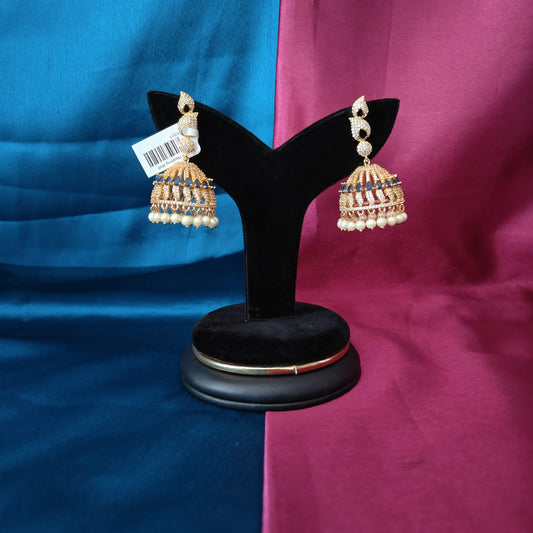 Beautiful CZ Jhumkas