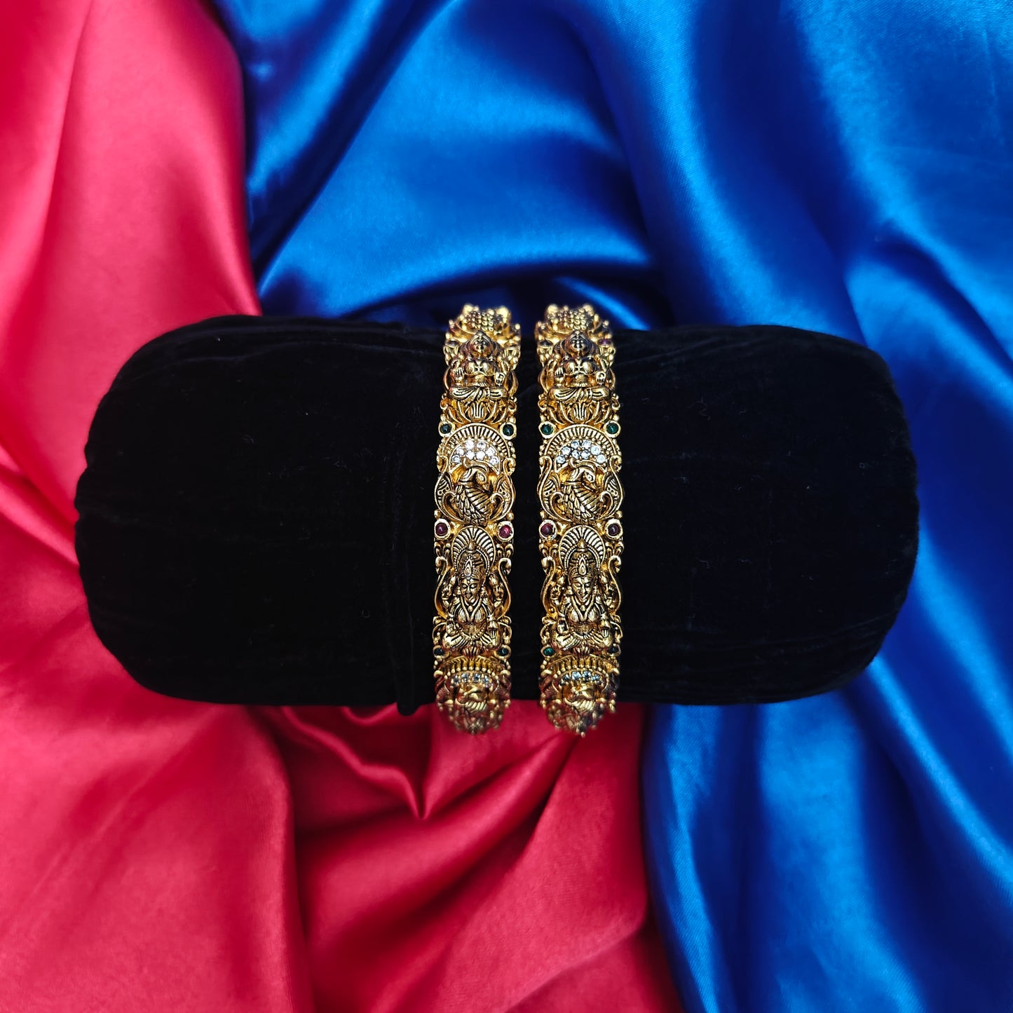 Beautiful Nakshi Bangle With Laxmi Idol - Ambica Wedding Mall