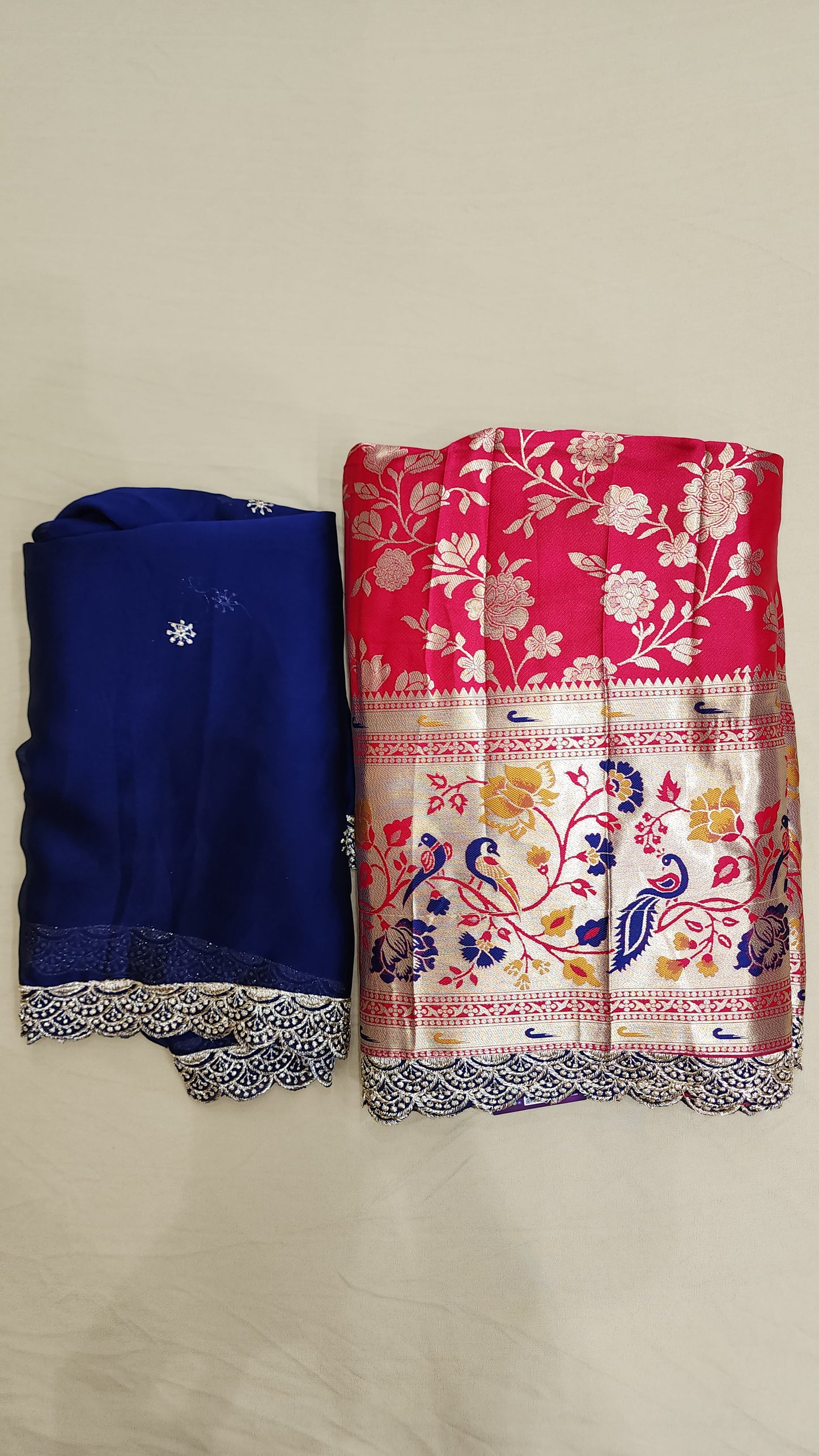 Half Saree Paithani border - AWM27162