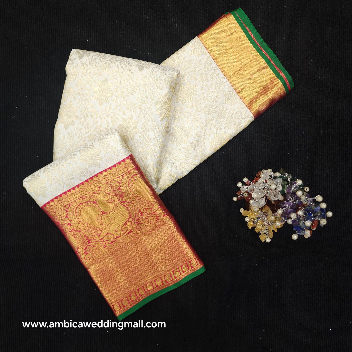 Pure Kanchi Pattu Resham Talambralu Saree