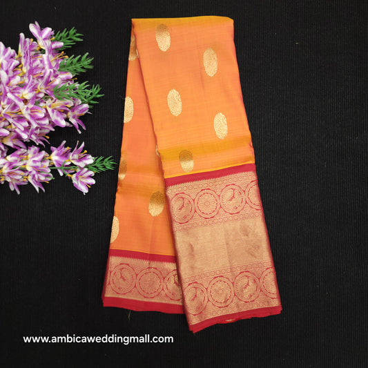 Kanchi Pattu Handloom Butta Light Weight Saree