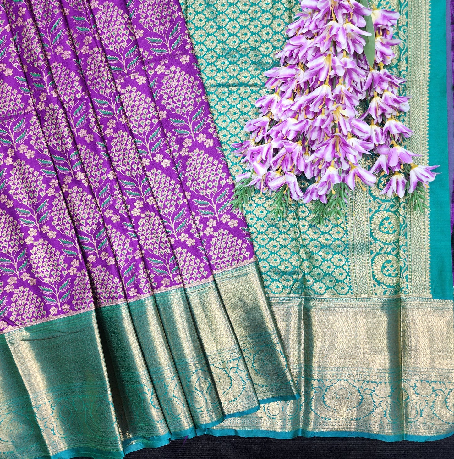 2 Gram gold zari semi kanchi pattu sarees ✨️
