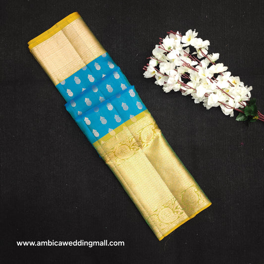 Kanchi Pattu Handloom Butta Light Weight Saree