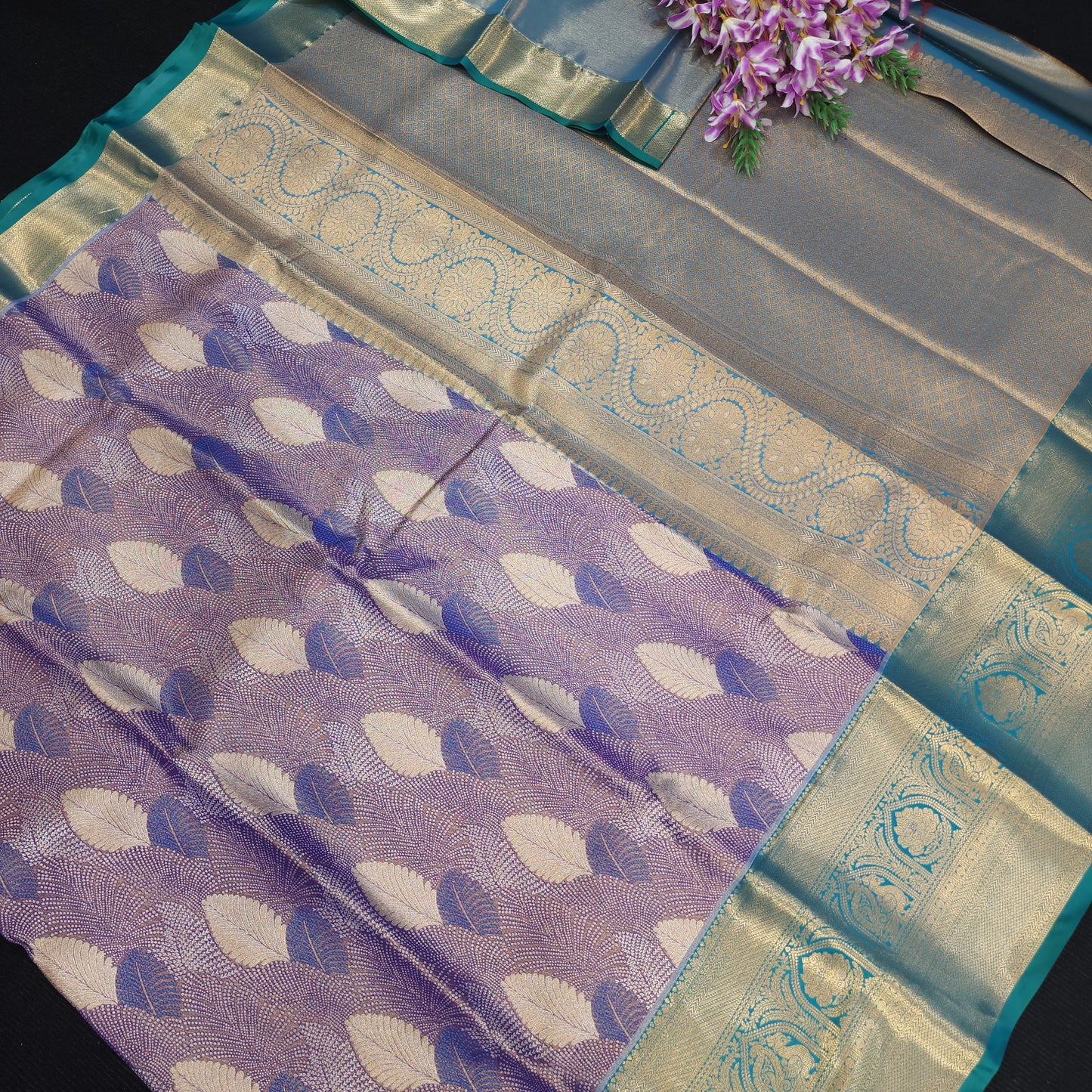 Semi Kanchi Pattu Tissue Sarees