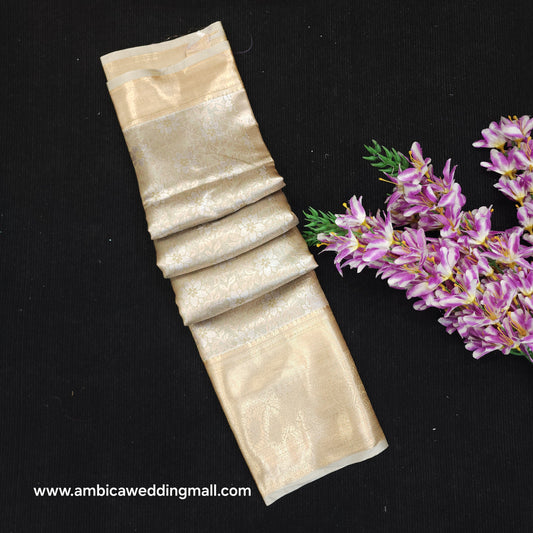 Semi Kanchi Pattu Pastel Saree