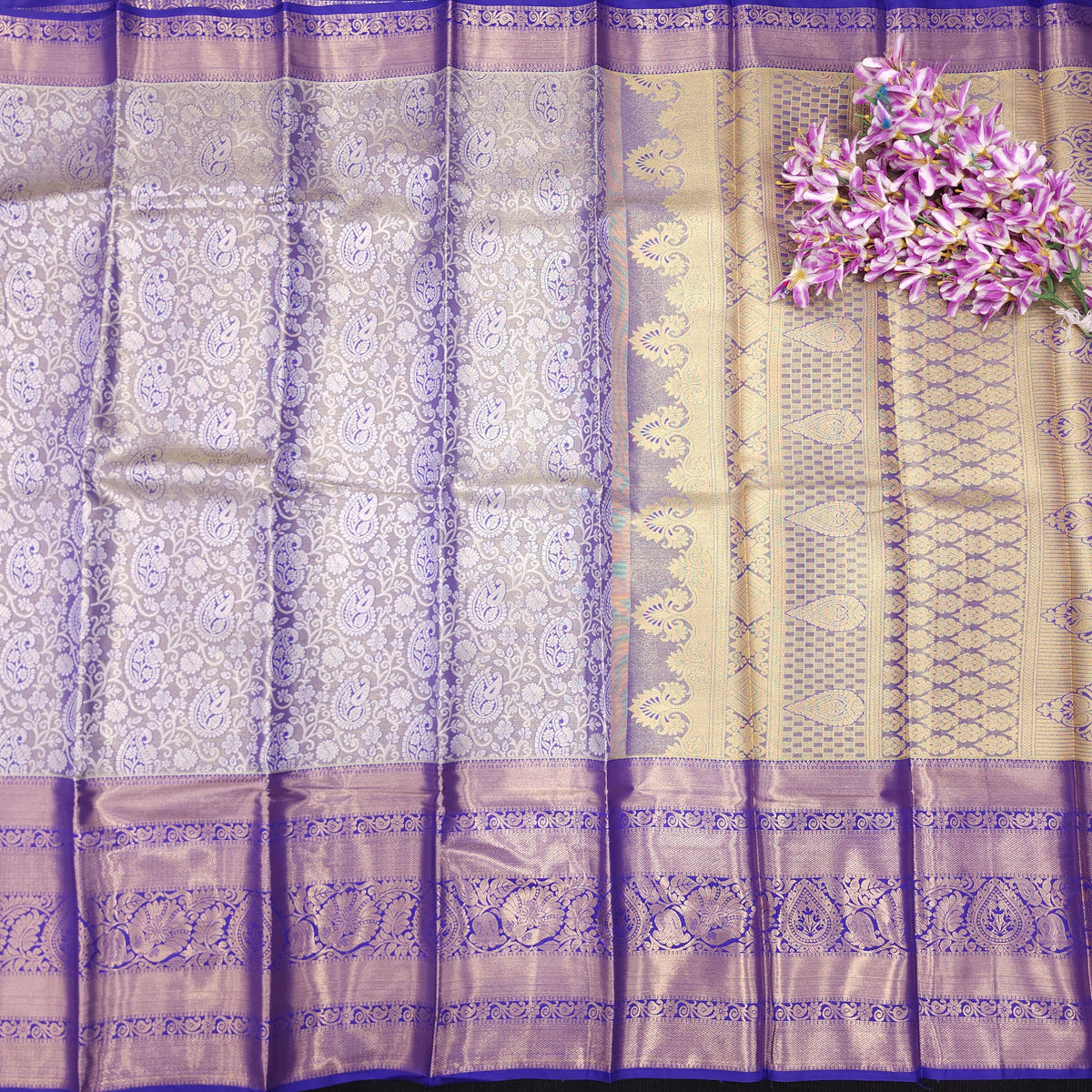 1 Gram Gold zari semi kanchi pattu saree✨️