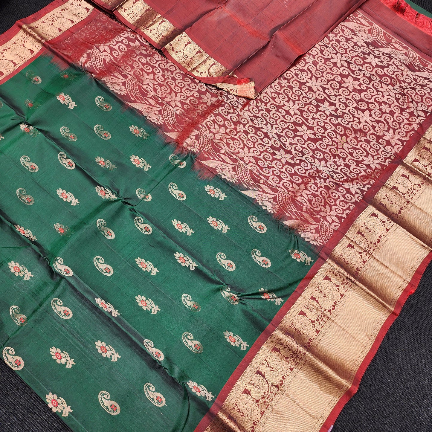 Kanchi Pattu Handloom Butta sarees ✨️