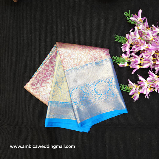 Semi Kanchi Pattu Tissue Sarees