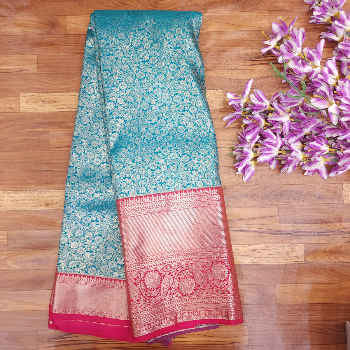 Semi Resham Kanchi Pattu Saree