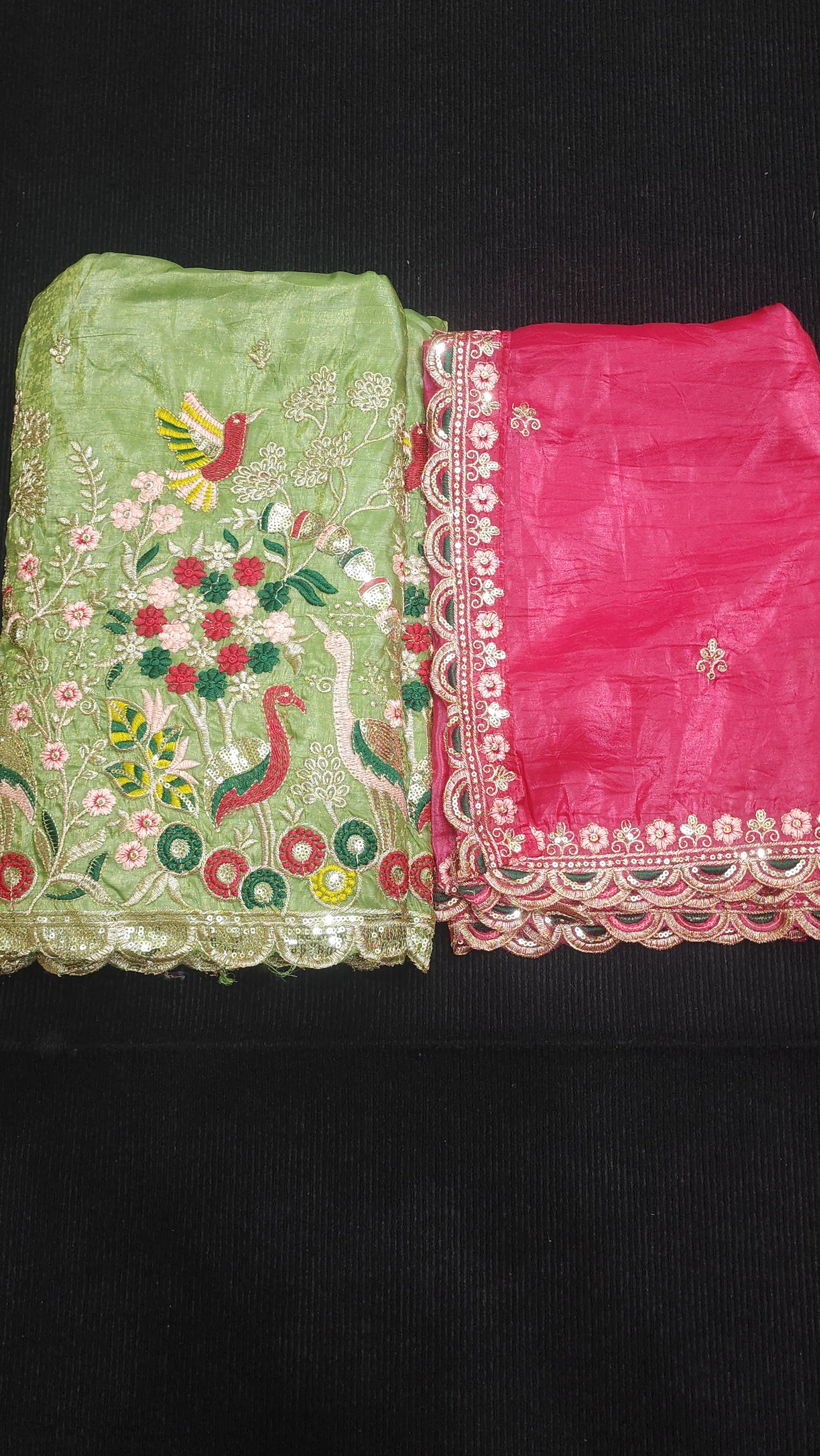 Fancy Half Saree Cutwork Duppata