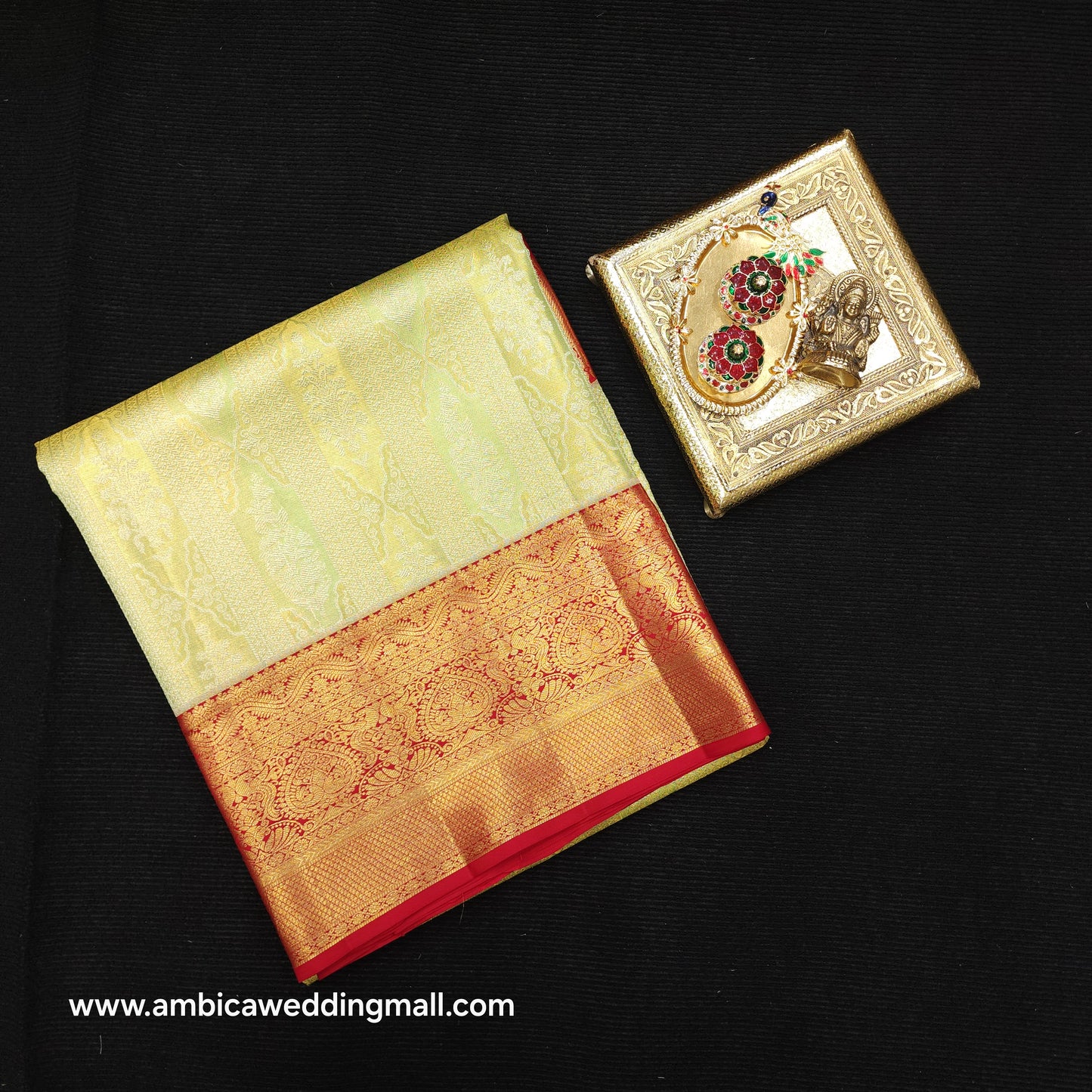 Pure Handloom Kanchi Pattu Bridal Saree