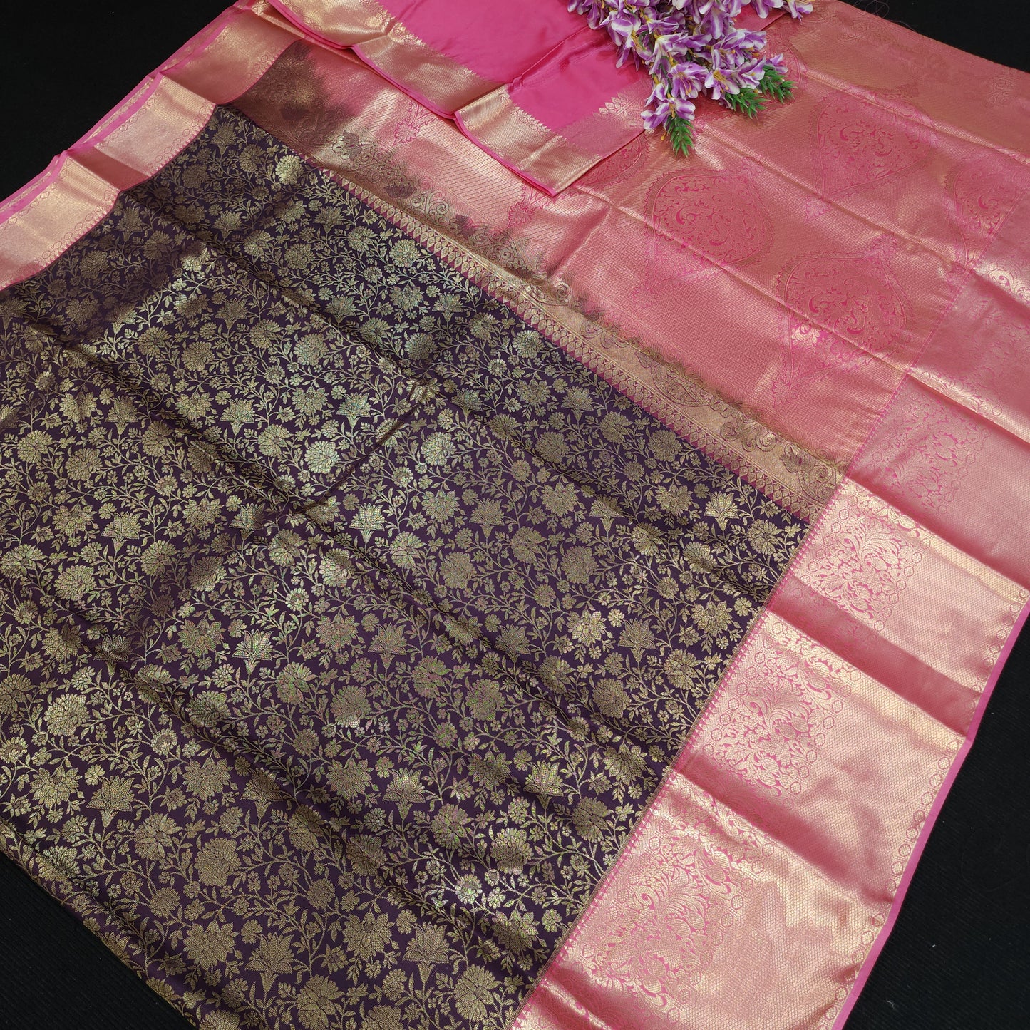 Resham Mix Kanchi Pattu Sarees
