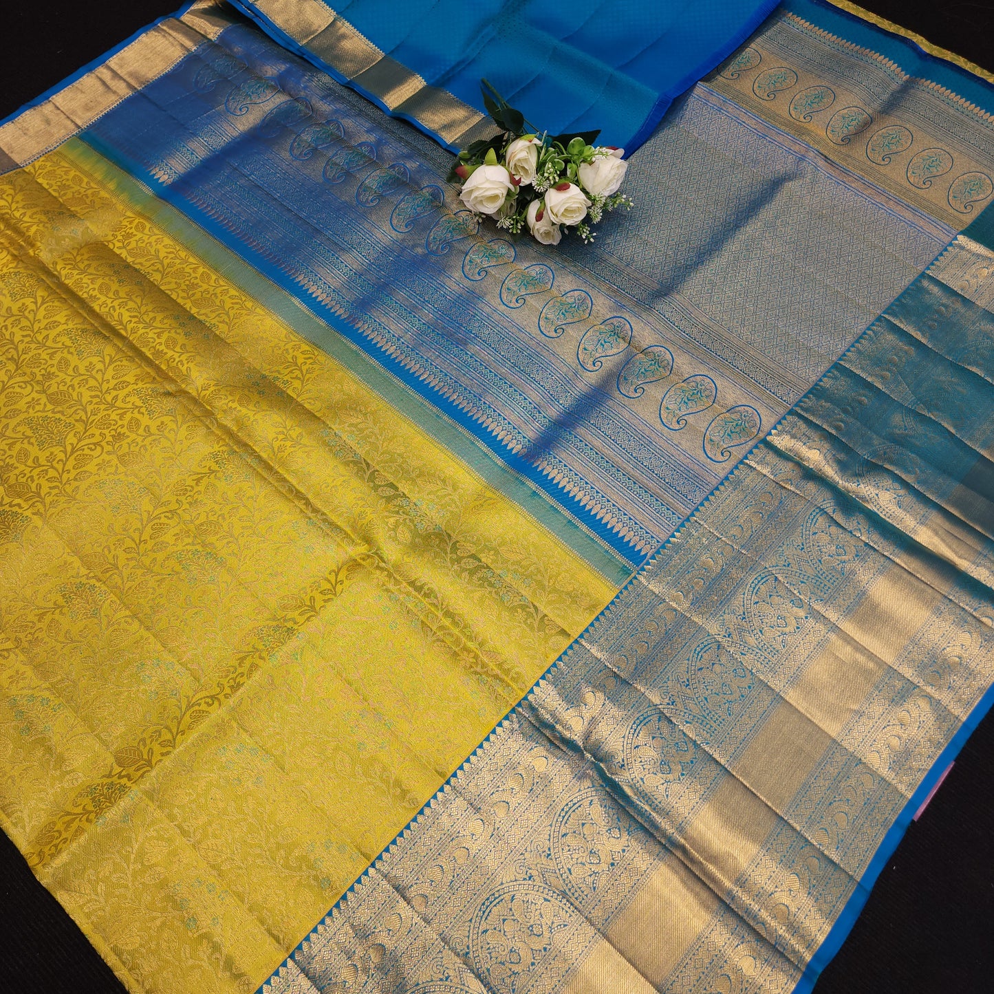 Bridal Resham Pure Handloom Kanchi Sarees