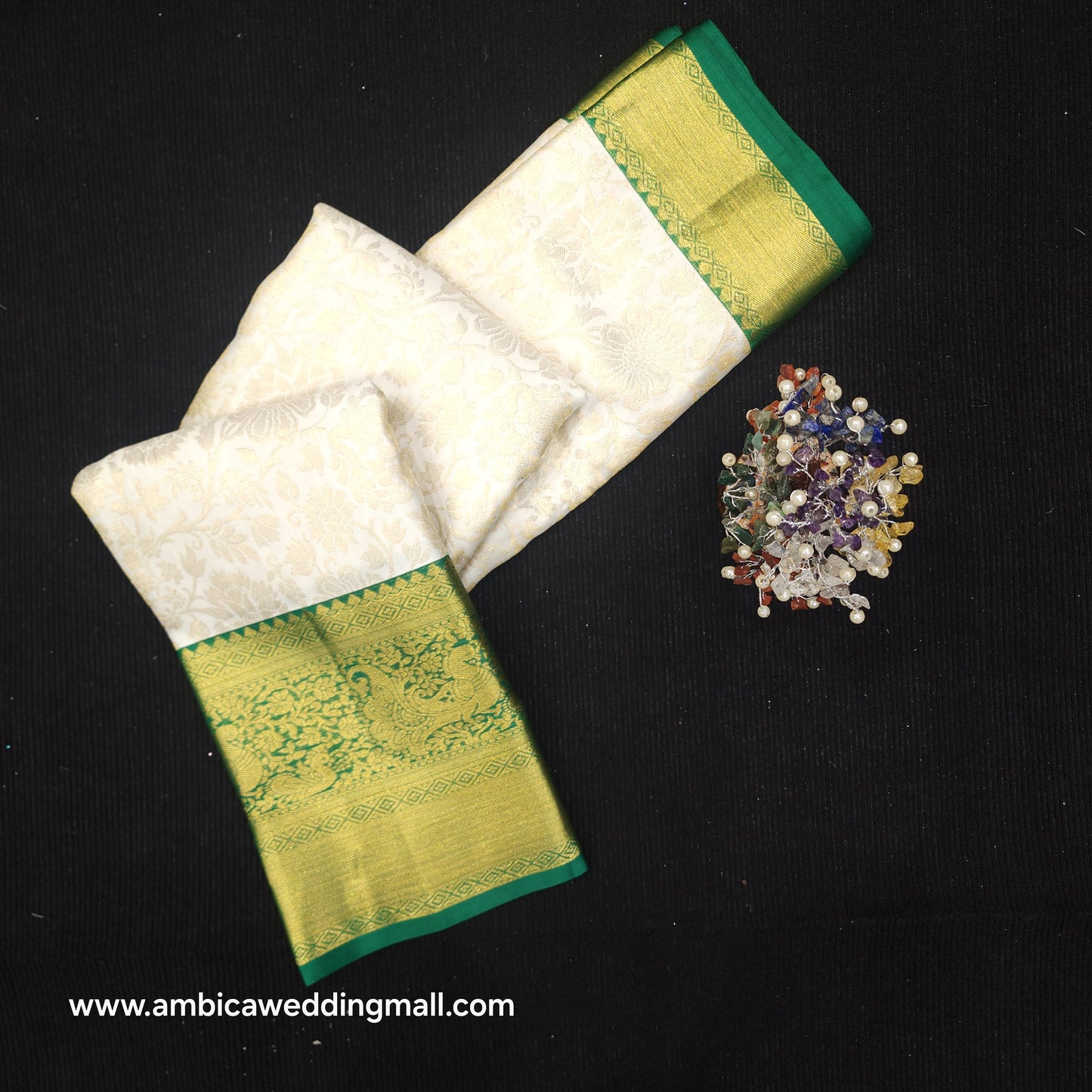 Pure Kanchi Pattu Resham Talambralu Saree