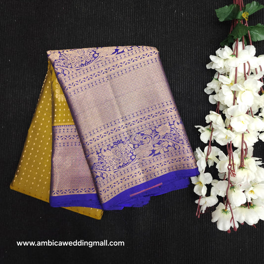 Kanchi Pattu Handloom Butta Light Weight Saree