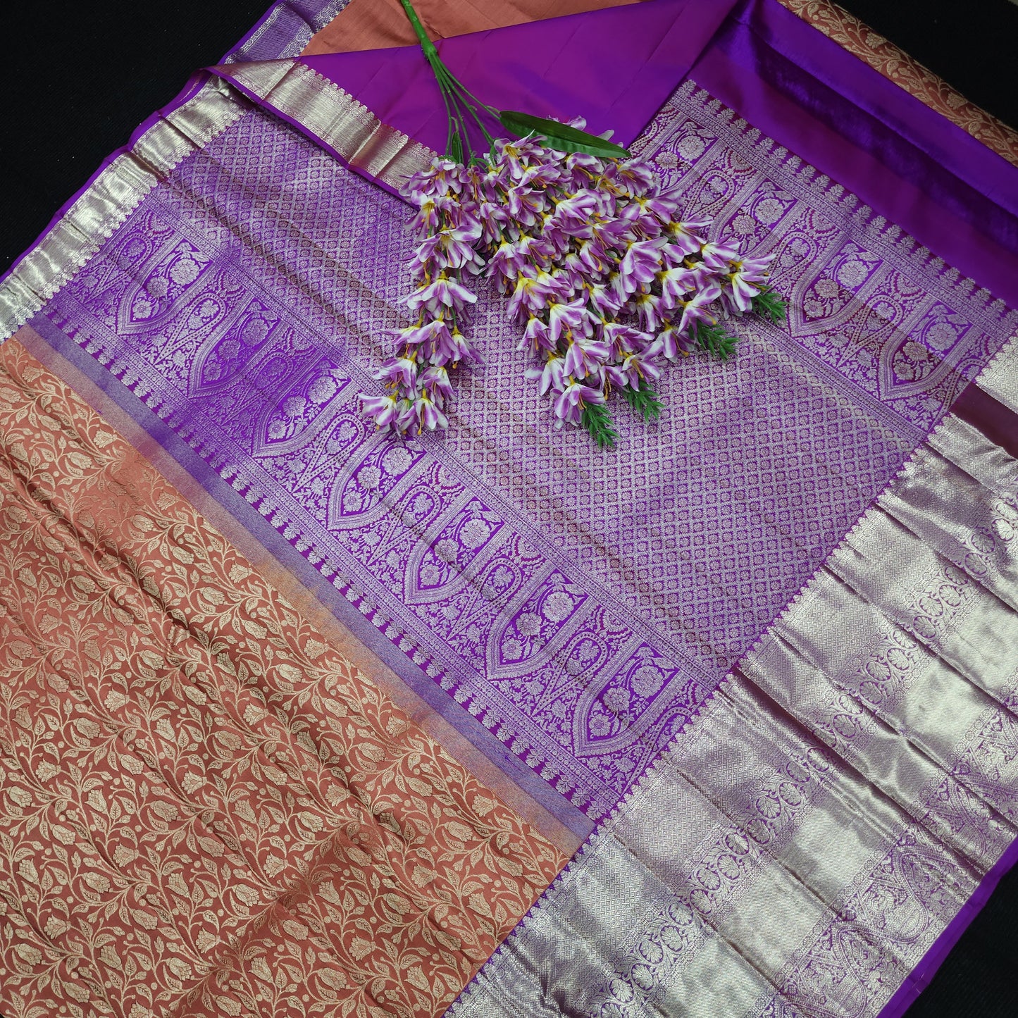 Pure Resham Bridal Kanchi Pattu Handloom Saree