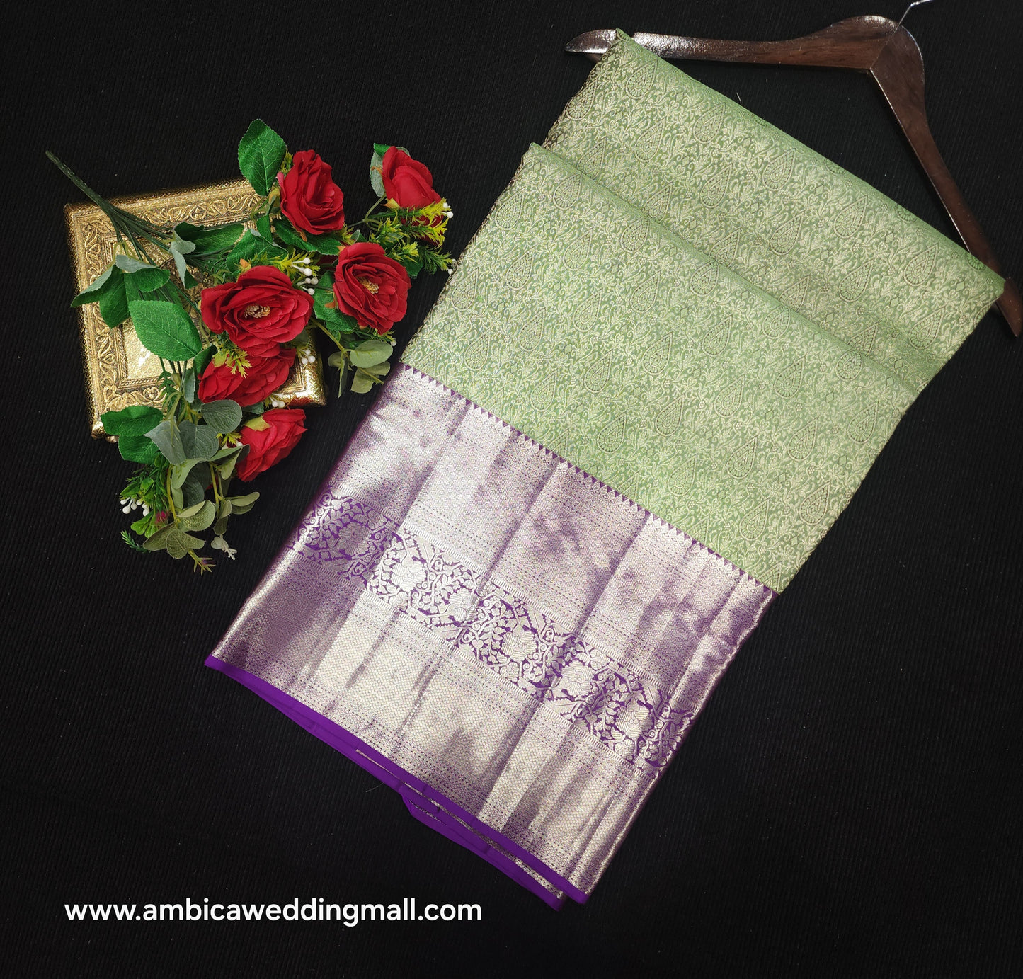 Pure Resham Bridal Kanchi Pattu Handloom Saree