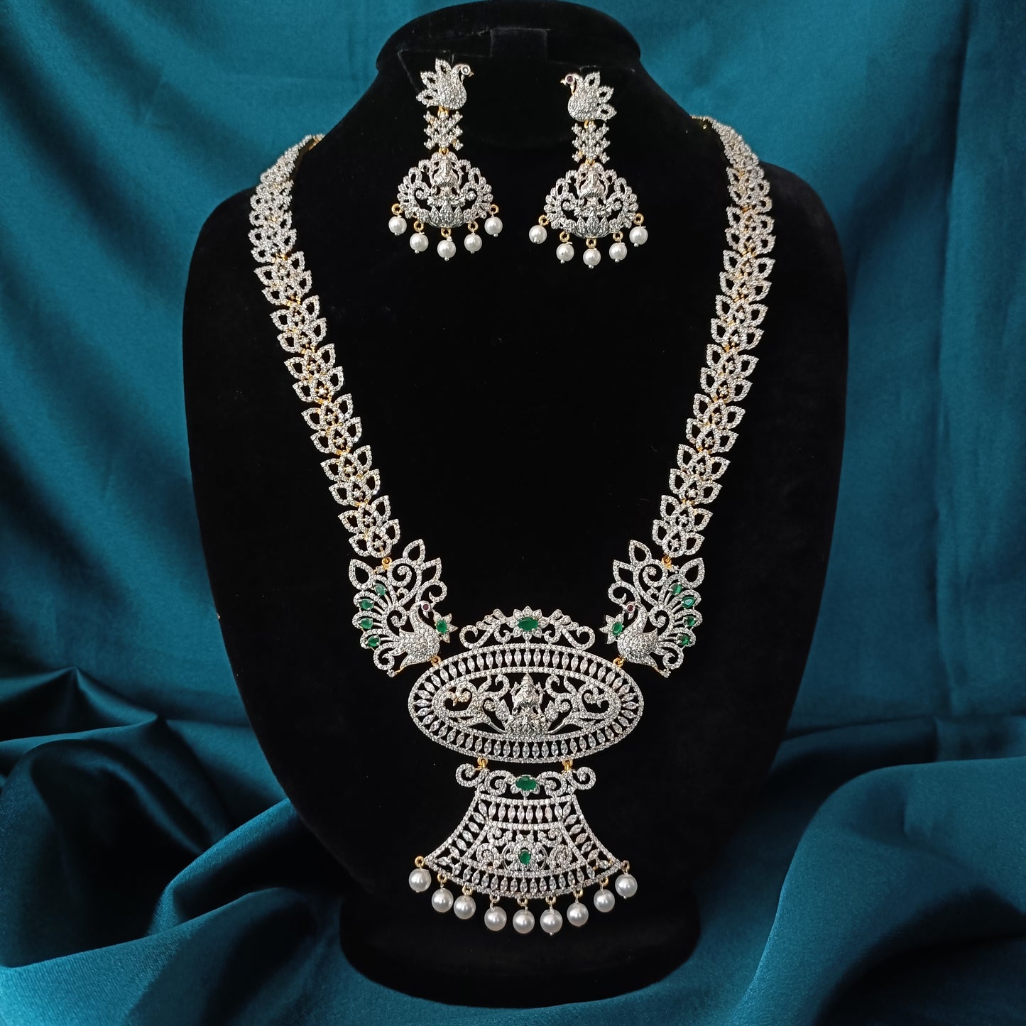 Unique Designed GJ long Haaram - Ambica Wedding Mall