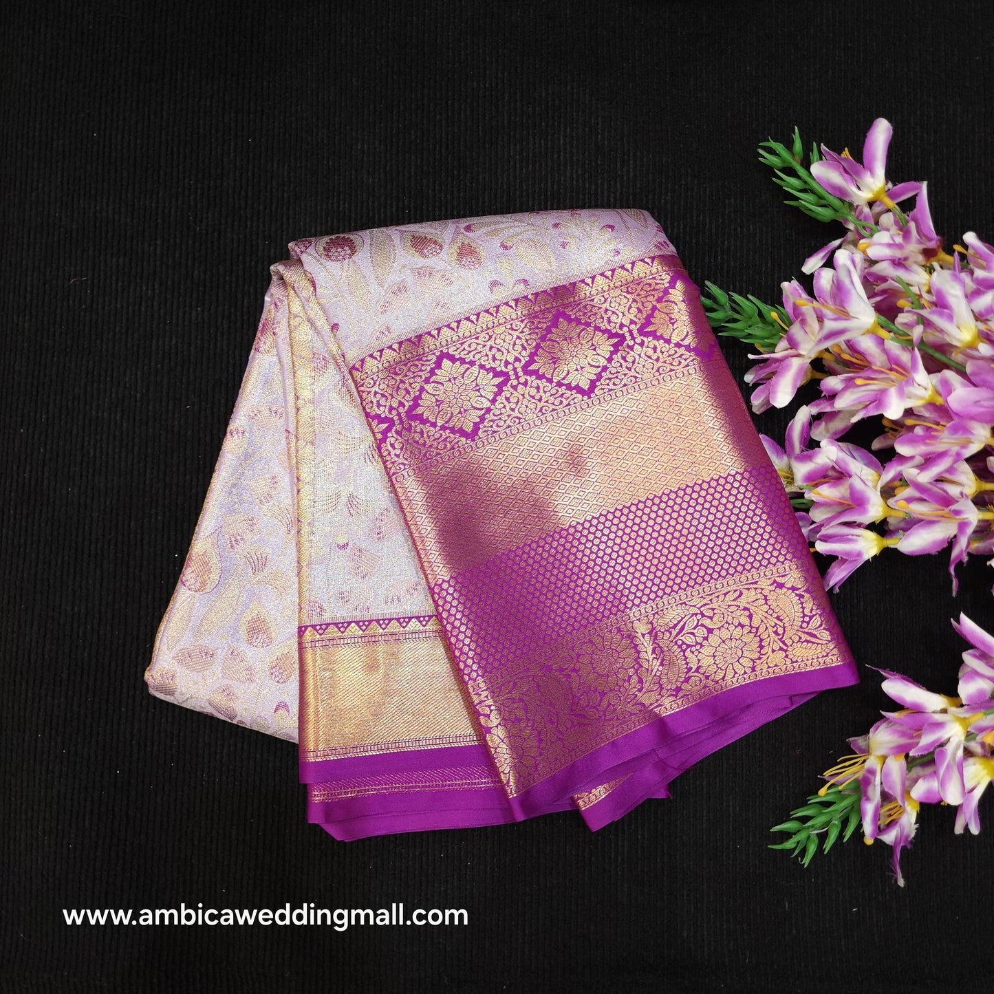Semi Kanchi Pattu Tissue Sarees
