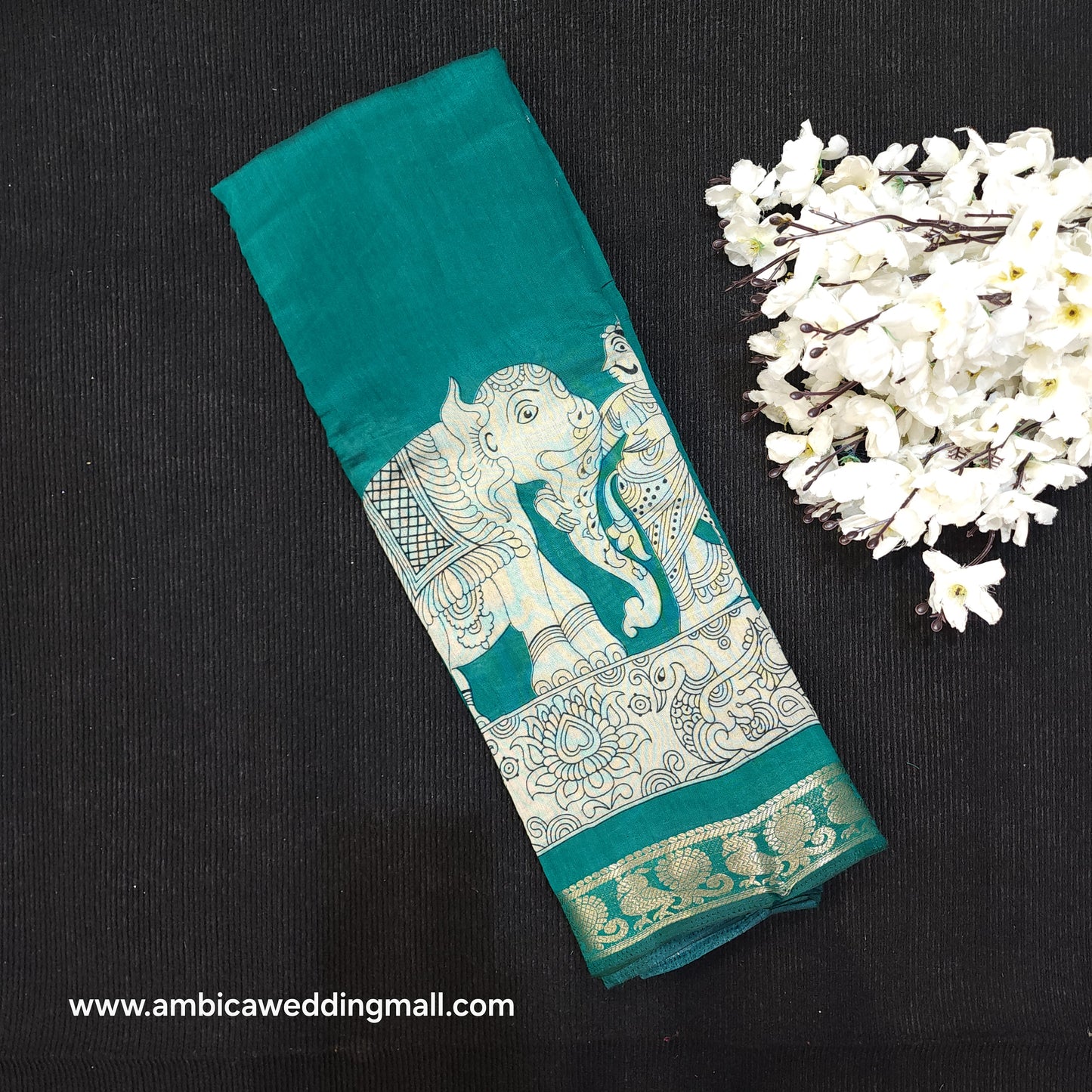 Kalamkari Dola Silk Saree