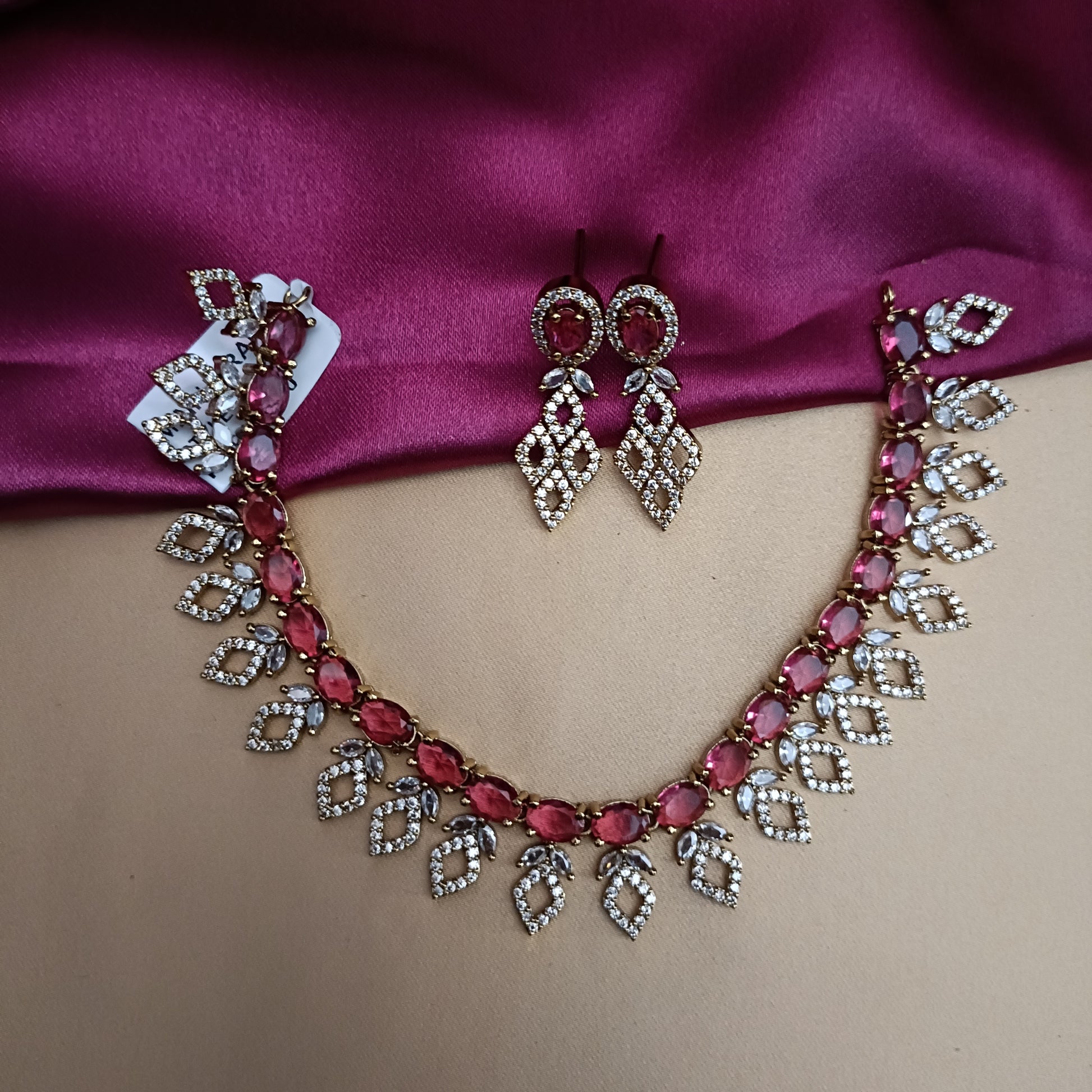 Stylish Victorian Short Necklace - Ambica Wedding Mall