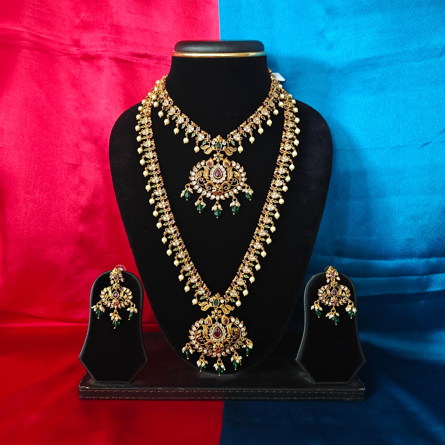 Beautiful Kundan Combo Set