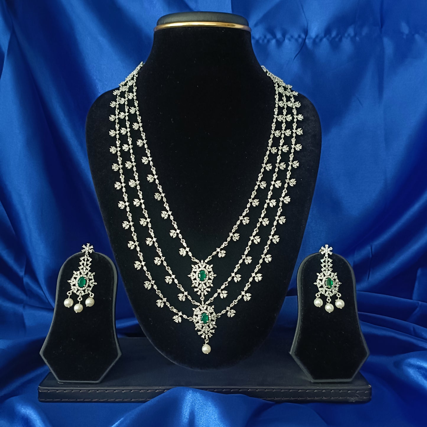 Elegant Layered Haaram - Ambica Wedding Mall