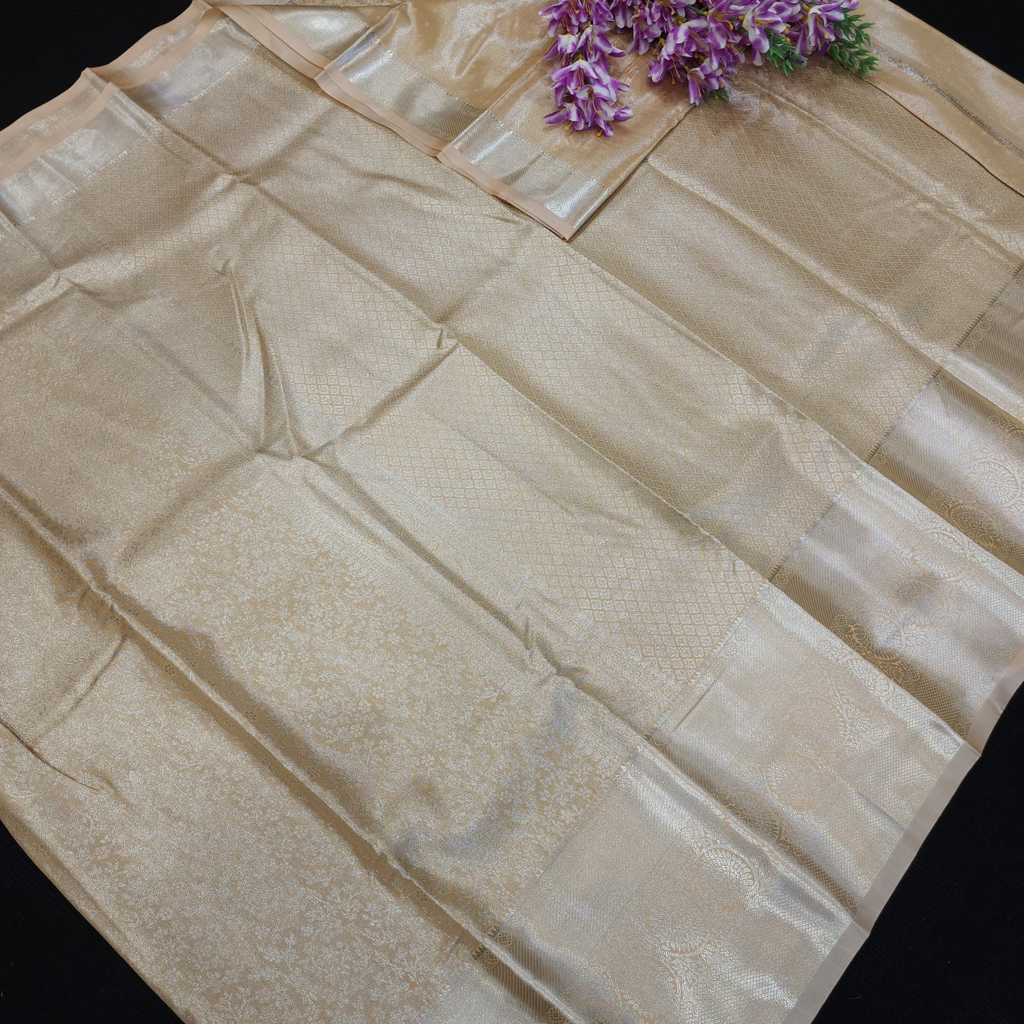 Semi Kanchi Pattu Pastel Saree