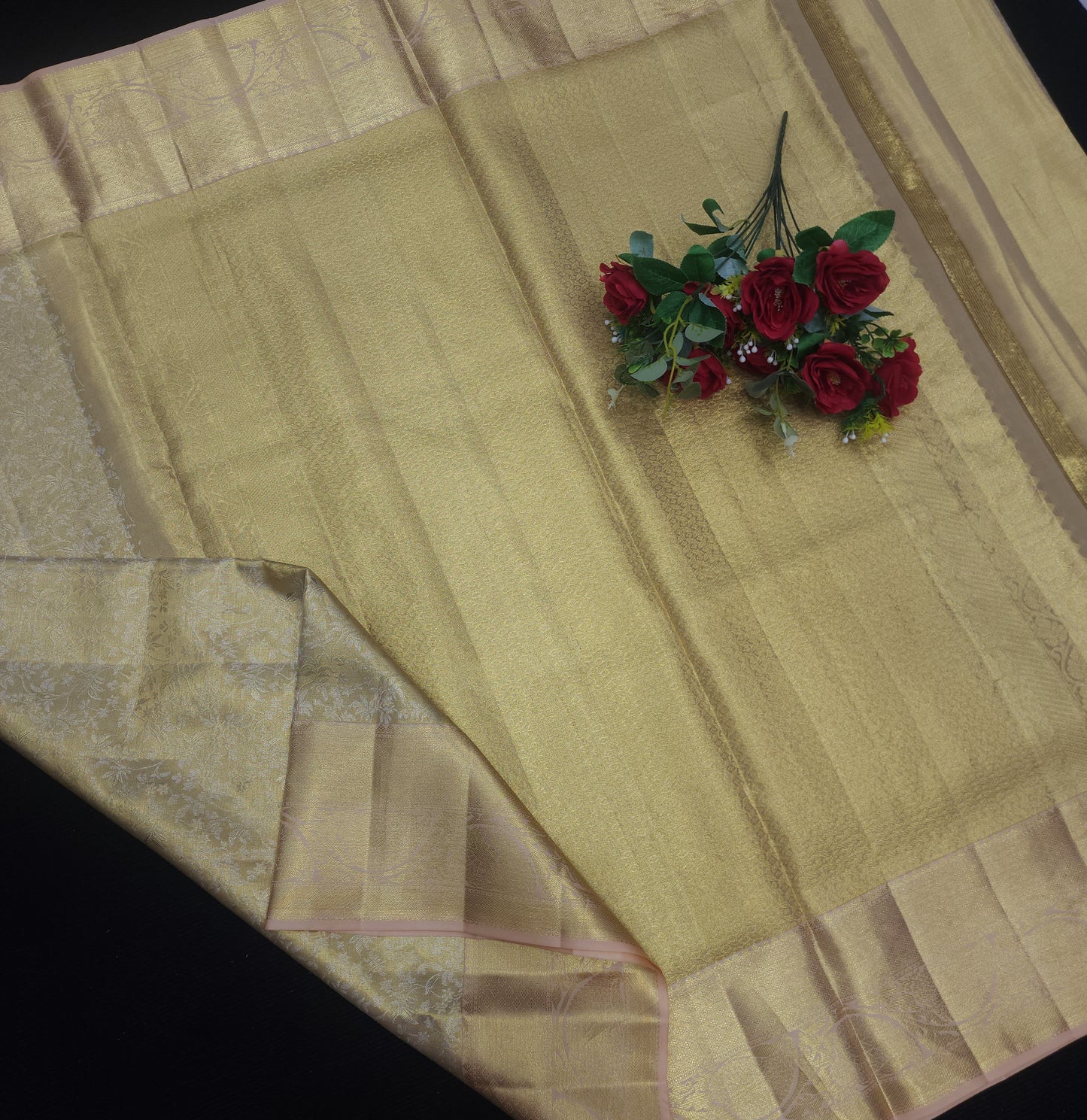 Pure Handloom Kanchi Pattu Bridal Saree